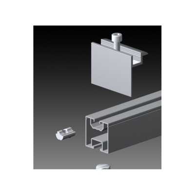 Megafix Aluminum Terminal Clamp made for fixing panels 35x70mm