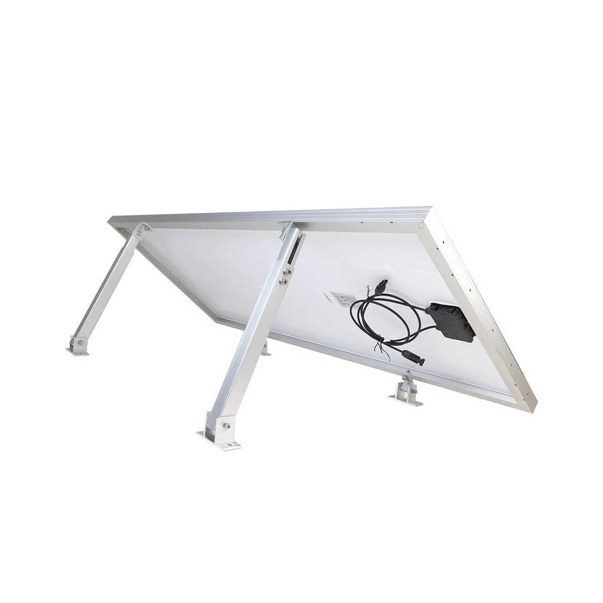 Supporto pannello solare per montaggio su tetto piano Inclinazione regolabile 10°-60°