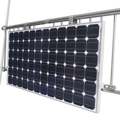 Supporto pannello solare per balcone max modulo 180cm, frame 30-35mm