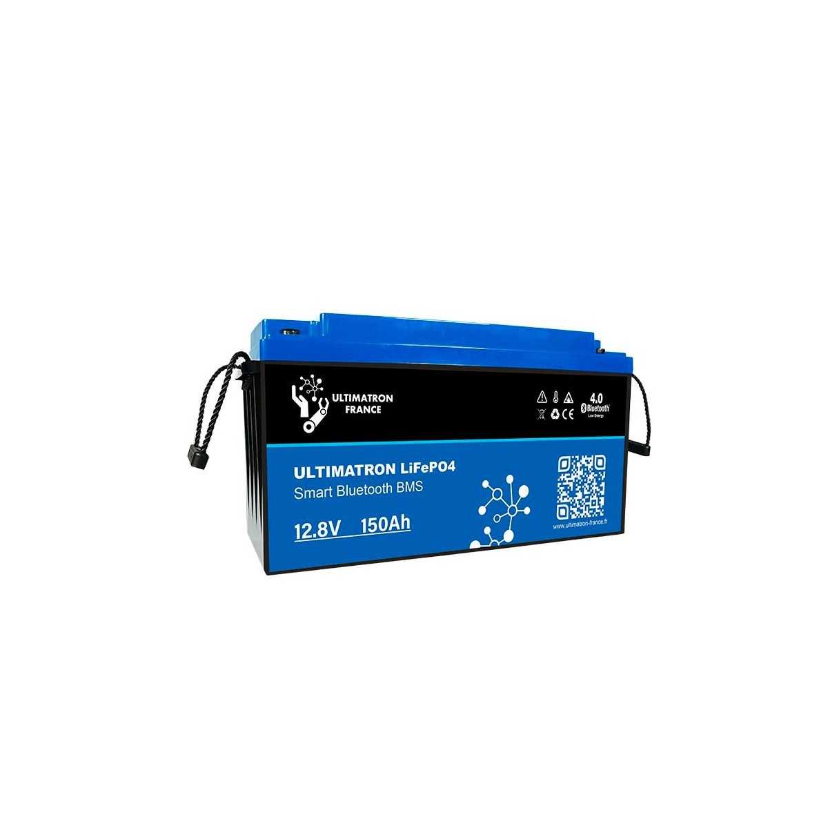 Ultimatron LiFePO4 Batteria al Litio 12V 150Ah BMS Smart Bluetooth