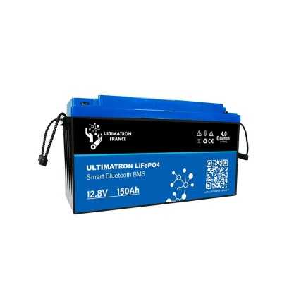 Ultimatron LiFePO4 Batteria al Litio 12V 150Ah BMS Smart Bluetooth