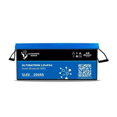 Ultimatron LiFePO4 Batteria al Litio 12V 200Ah BMS Smart Bluetooth