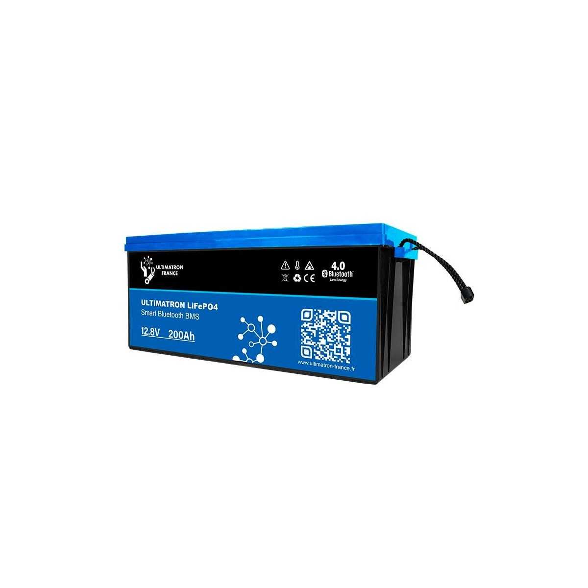 Ultimatron LiFePO4 Lithium Battery 12V 200Ah BMS Smart Bluetooth