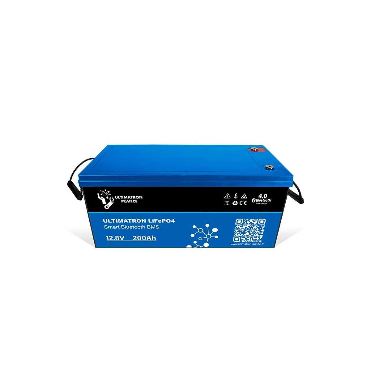 Ultimatron LiFePO4 Lithium Battery 12V 200Ah BMS Smart Bluetooth