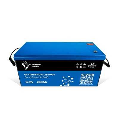 Ultimatron LiFePO4 Batteria al Litio 12V 200Ah BMS Smart Bluetooth