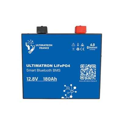 Ultimatron LiFePO4 Lithium Battery 12V 180Ah BMS Smart Bluetooth