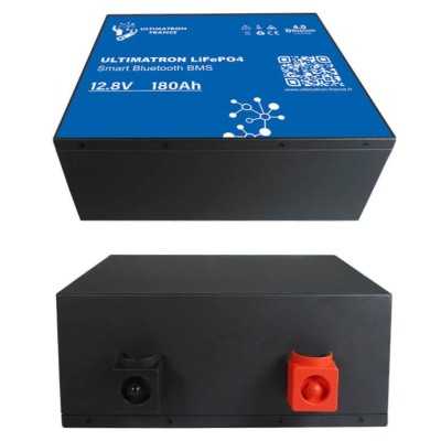 Ultimatron LiFePO4 Batteria al Litio 12V 180Ah BMS Smart Bluetooth