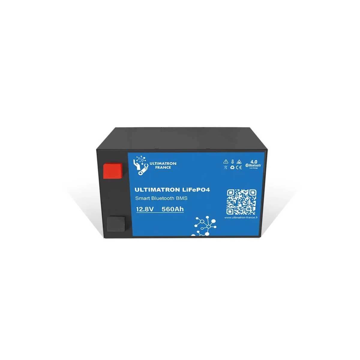 Ultimatron LiFePO4 Batteria al Litio 12.8V 560Ah BMS Smart Bluetooth