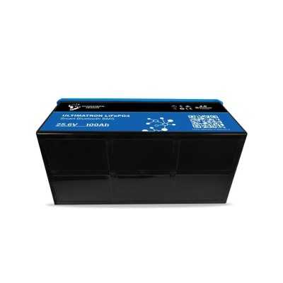 Ultimatron LiFePO4 Batteria al Litio 25.6V 100Ah BMS Smart Bluetooth