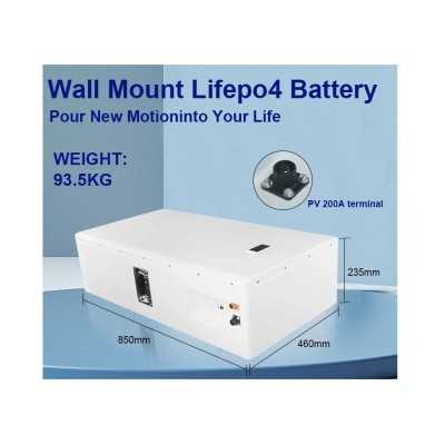 TopSolar LiFePO4 51.2V 200Ah 10kWh Lithium Battery Built-in Smart BMS