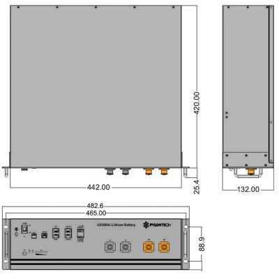 Pylontech US3000C 3.5kWh LiFePO4 Modulo Batteria