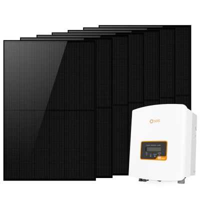 2.8kW 1-phase photovoltaic kit with Solis S6-GR1P3K-M 3kW inverter