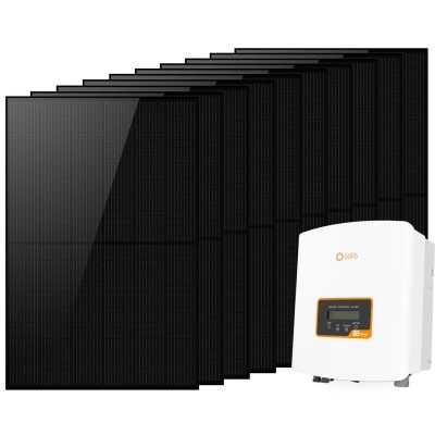 4kW 1-phase Photovoltaic Kit with Solis S6-GR1P3K-M 3kW Inverter